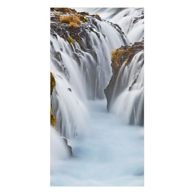 Duschrückwand Motiv Brúarfoss Wasserfall in Island