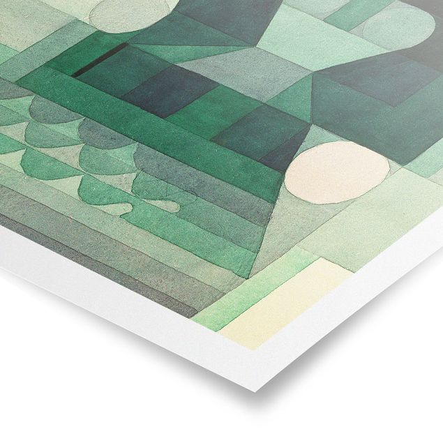 Poster abstrakt Paul Klee - Schleusen