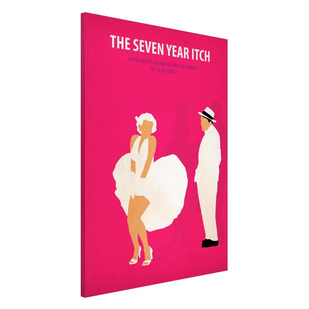 Magnettafel Büro Filmposter The seven year itch
