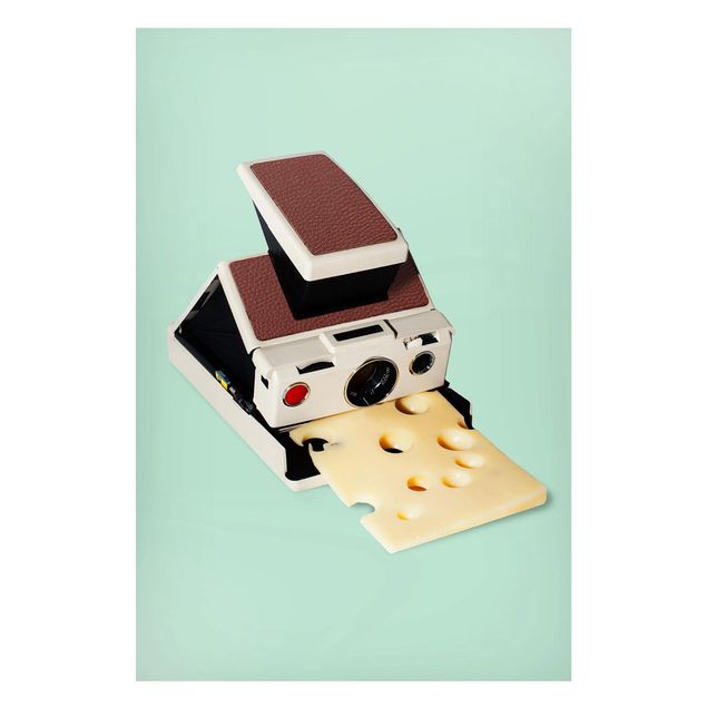 Magnettafel Büro Kamera mit Käse