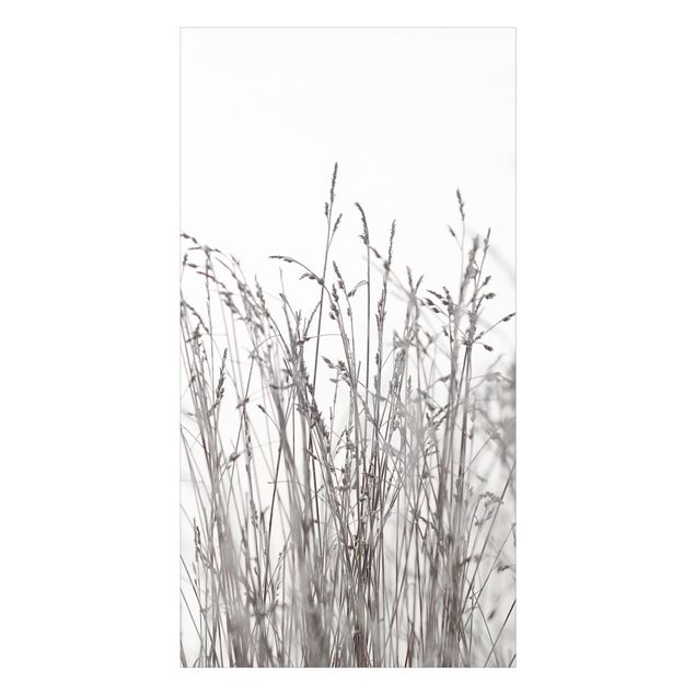 Duschrückwand - Winterliche Gräser