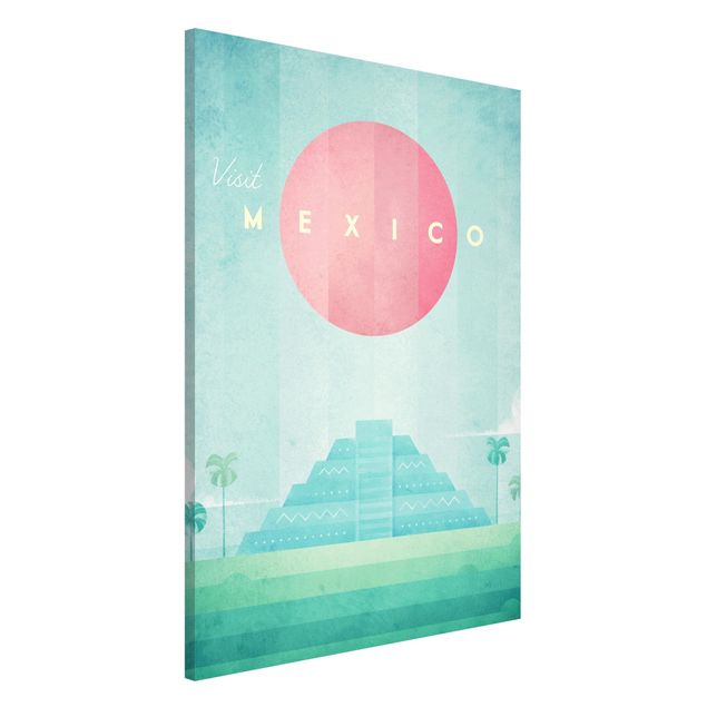 Magnettafel Skyline Reiseposter - Mexiko