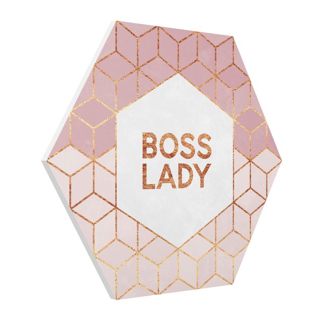 Hexagon Bild Forex - Boss Lady Sechsecke Rosa