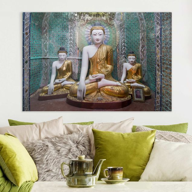 Bilder auf Leinwand Buddha 130cm XXL 4 6157 " viele Wandbilder im Shop 