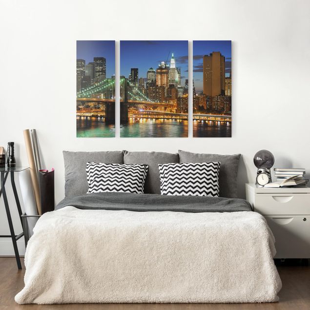 Leinwandbilder Wohnzimmer modern Manhattan Panorama