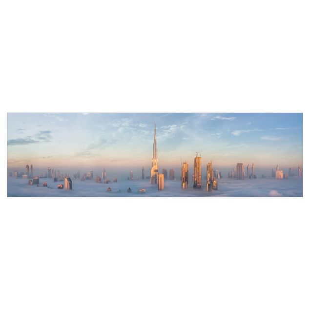 Klebefolien Dubai über den Wolken