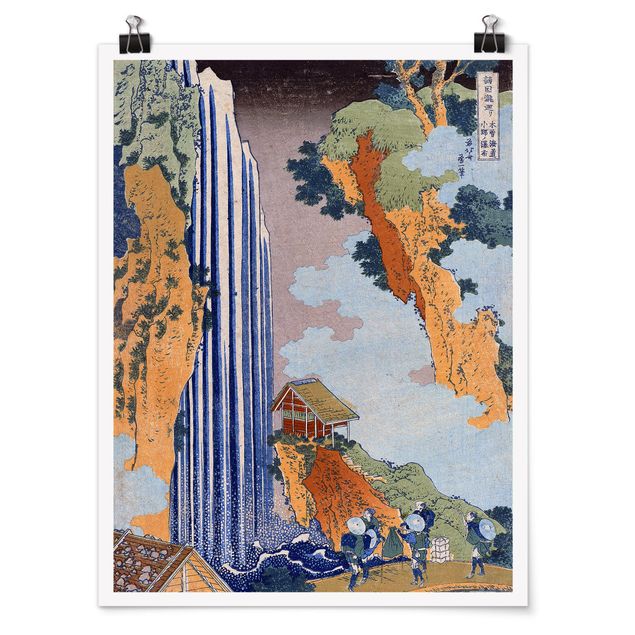 Schöne Wandbilder Katsushika Hokusai - Ono Wasserfall