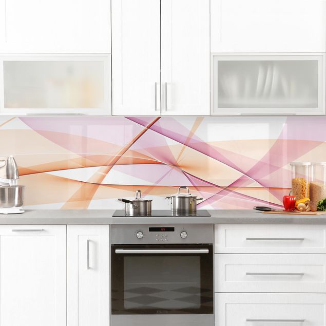 Küchenrückwand abstrakt Mystical Waves
