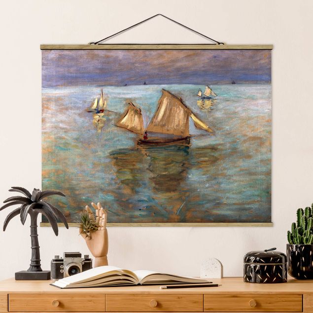Bilder Impressionismus Claude Monet - Fischerboote