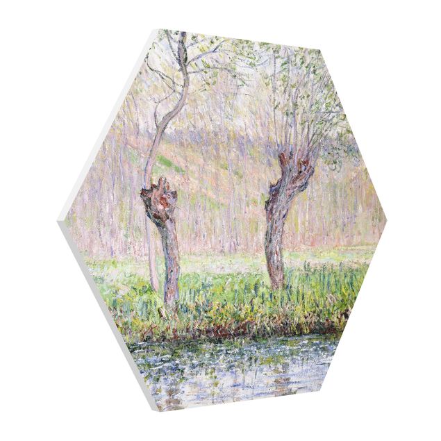 Schöne Wandbilder Claude Monet - Weidenbäume Frühling