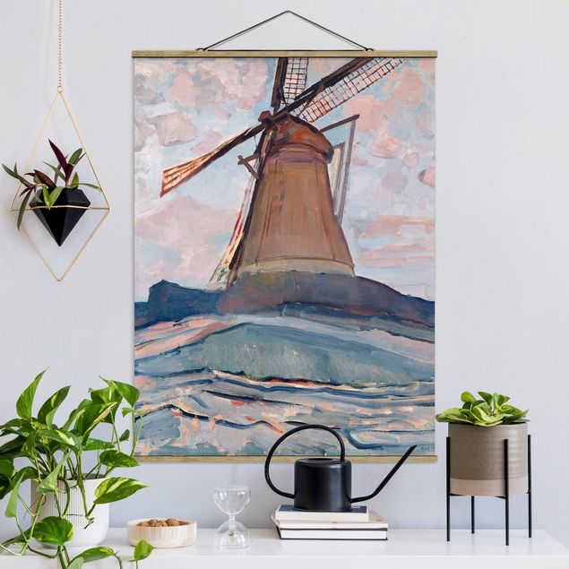 Abstrakte Kunst Piet Mondrian - Windmühle