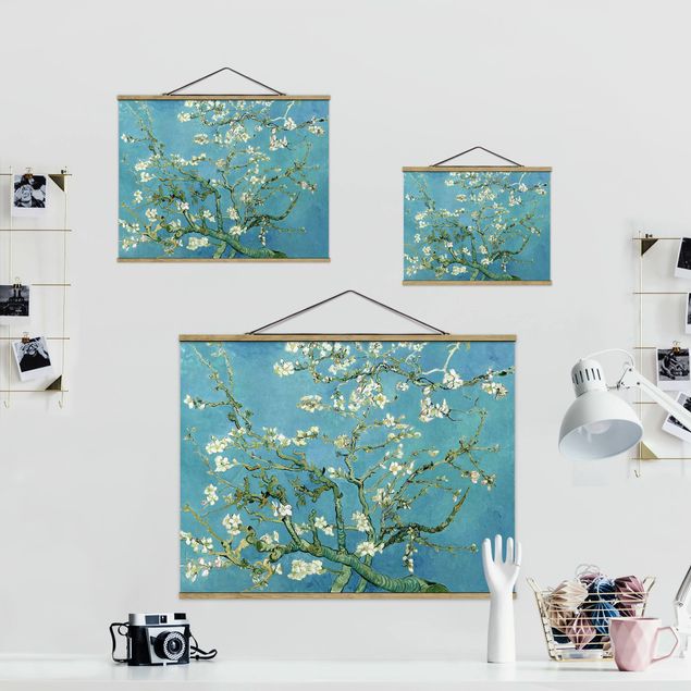 Stoffbilder zum Aufhängen Vincent van Gogh - Mandelblüte