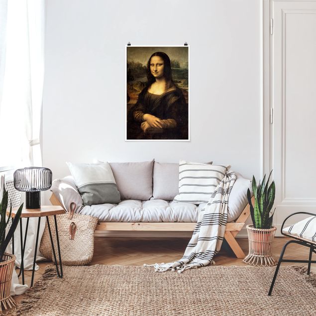 Poster Kunstdruck Leonardo da Vinci - Mona Lisa