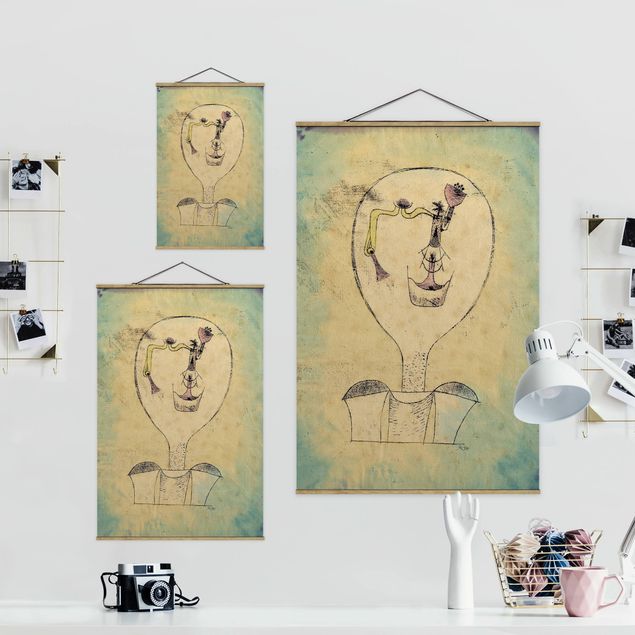 Stoffbilder zum Aufhängen Paul Klee - Die Knospe