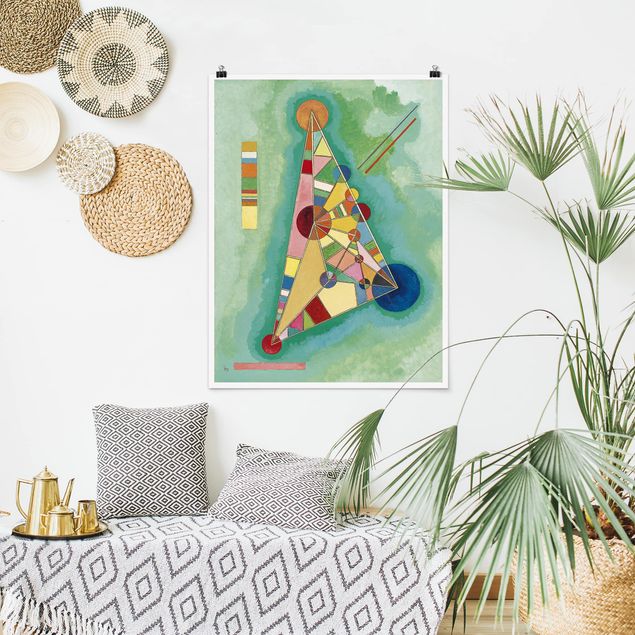 Abstrakte Kunst Bilder Wassily Kandinsky - Dreieck