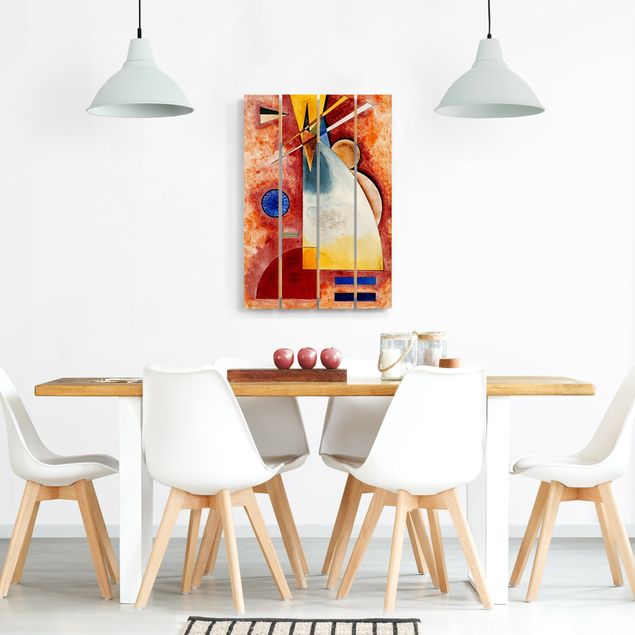 Holzbilder modern Wassily Kandinsky - Ineinander