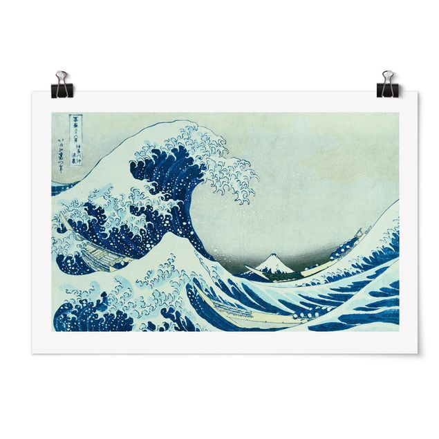 Katsushika Hokusai Kunstdrucke Katsushika Hokusai - Die grosse Welle von Kanagawa