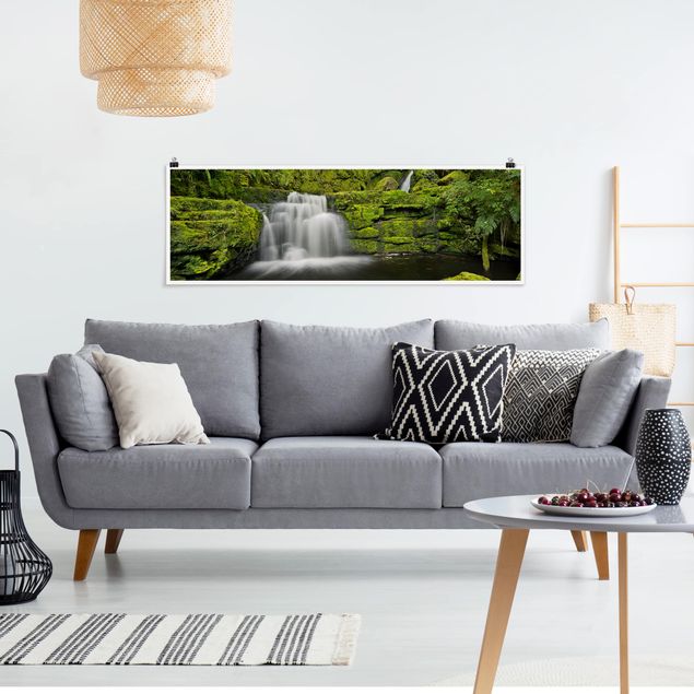 Wandbilder Lower McLean Falls in Neuseeland