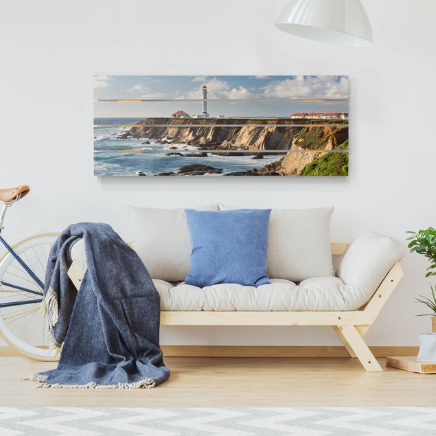 Holzbilder modern Point Arena Lighthouse Kalifornien