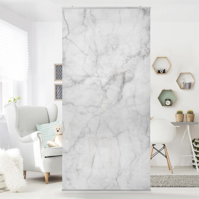 Vorhang Raumteiler Bianco Carrara