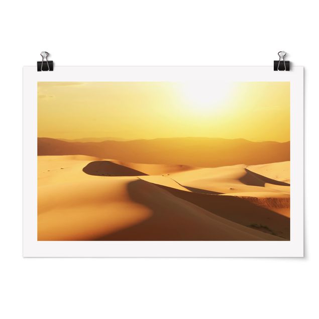 Poster - Die Wüste Saudi Arabiens - Querformat 2:3