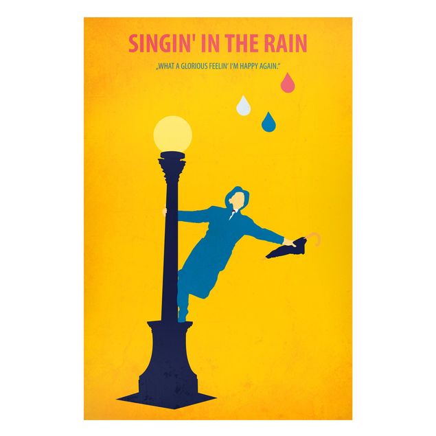 Bilder für die Wand Filmposter Singing in the rain