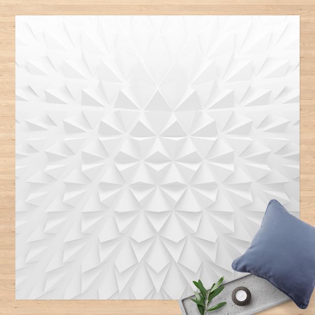 Outdoor Teppich Geometrisches Muster 3D Effekt