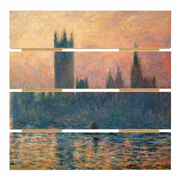 Claude Monet Bilder Claude Monet - London Sonnenuntergang