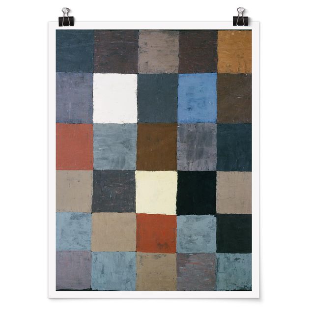 Kunstdrucke Poster Paul Klee - Farbtafel
