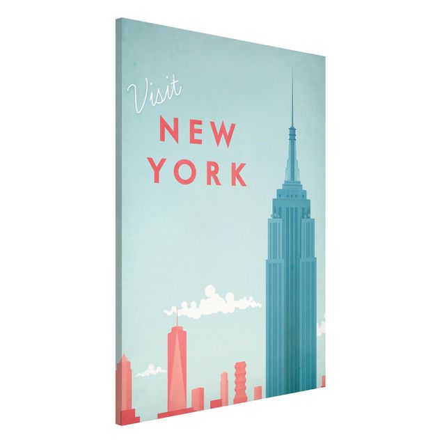 Magnettafel Skyline Reiseposter - New York