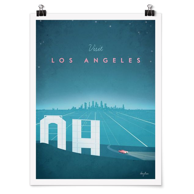 Poster Städte Reiseposter - Los Angeles