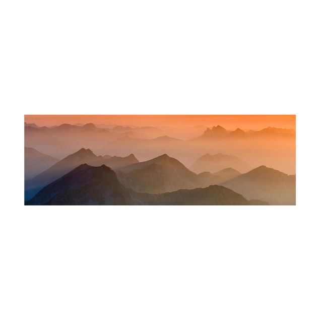 Orange Teppich Blick von der Zugspitze