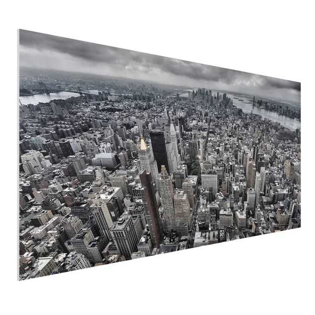 Foto auf Hartschaumplatte Blick über Manhattan