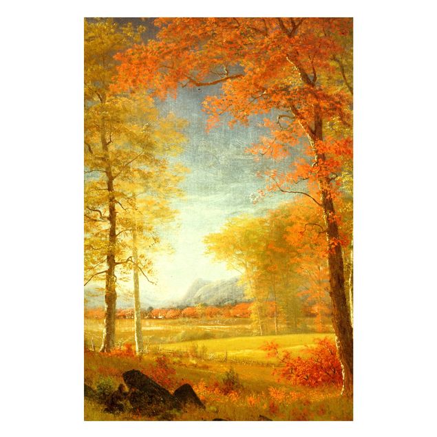 Bilder Romantik Albert Bierstadt - Herbst in Oneida County, New York