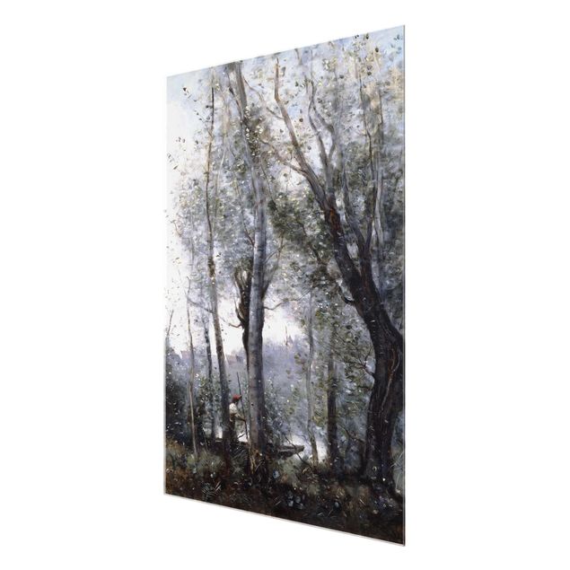 Schöne Wandbilder Jean-Baptiste Camille Corot - Ein Flussschiffer