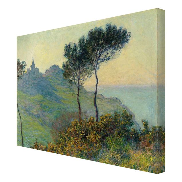 Leinwandbilder Wohnzimmer modern Claude Monet - Varengeville Abendsonne