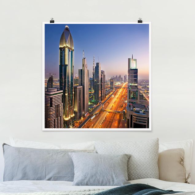 Poster - Dubai - Quadrat 1:1