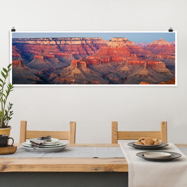 Natur Poster Grand Canyon nach dem Sonnenuntergang