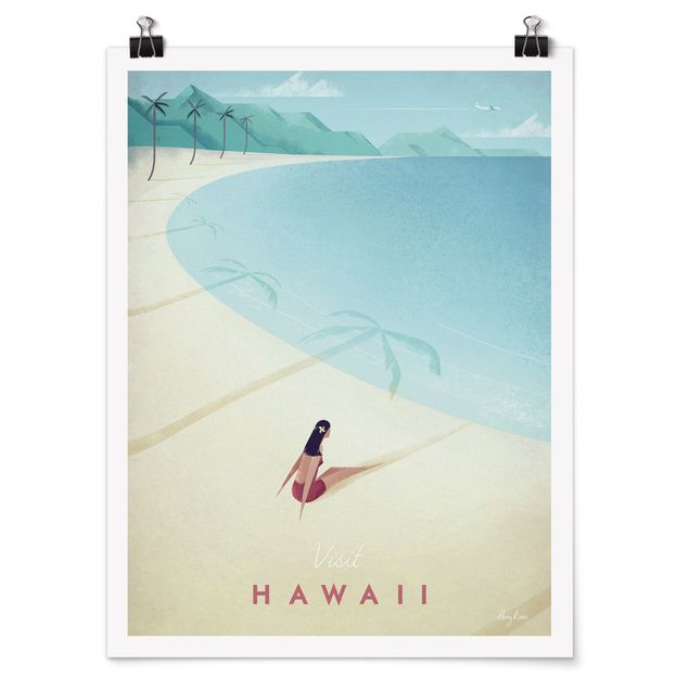 Vintage Poster Reiseposter - Hawaii