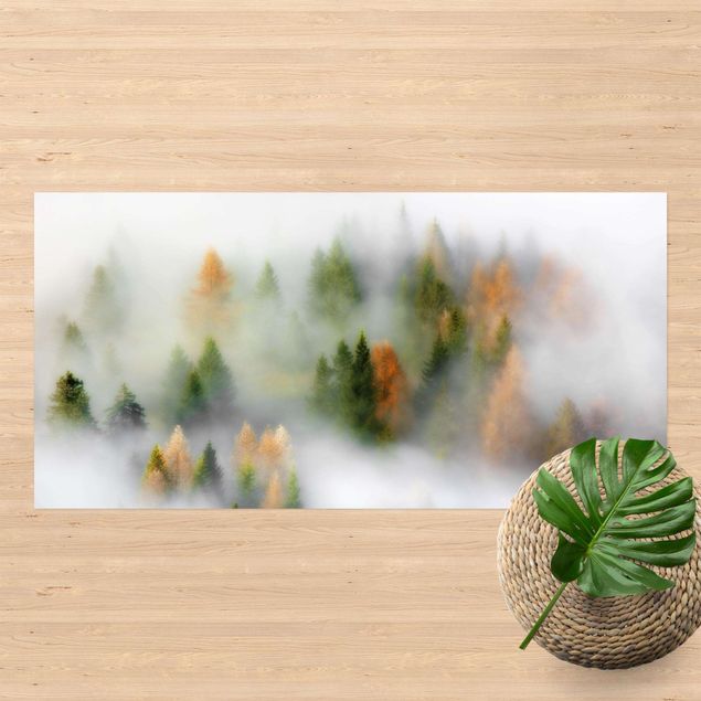 Aussen Teppich Nebelwald im Herbst