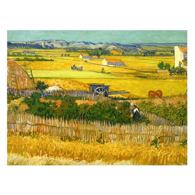 Kunstdruck Pointillismus Vincent van Gogh - Die Ernte