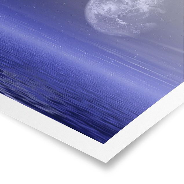 Poster kaufen Moon and Ocean
