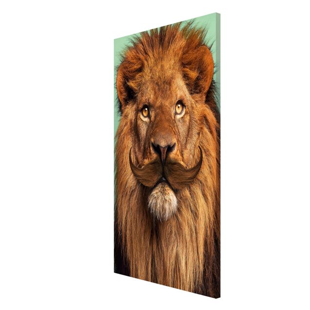 Schöne Wandbilder Löwe mit Bart