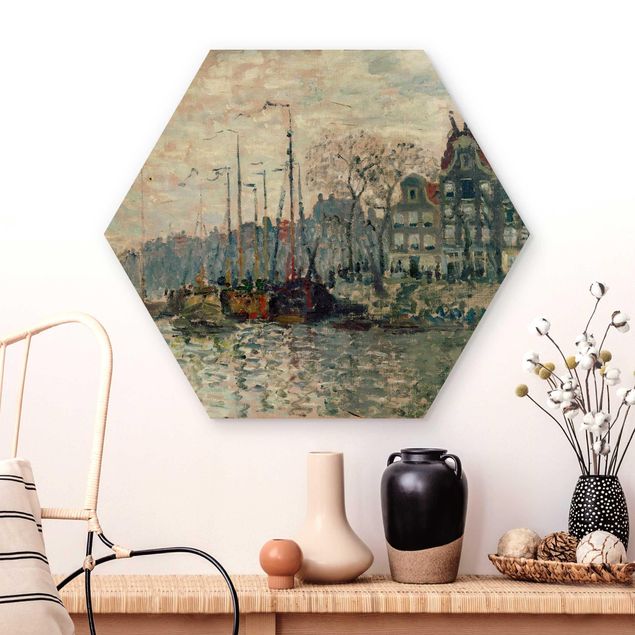 Bilder Impressionismus Claude Monet - Kromme Waal Amsterdam