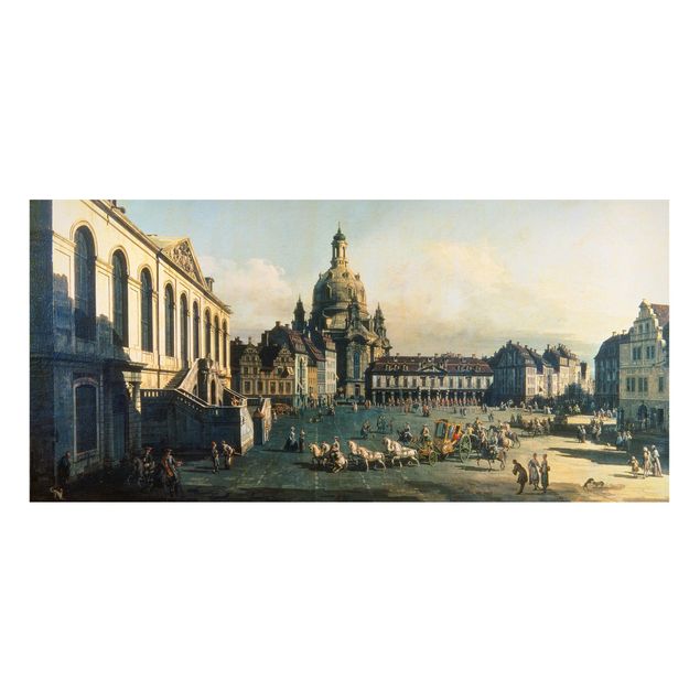 Rokoko Bilder Bernardo Bellotto - Der Neue Markt in Dresden