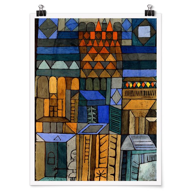 Poster Kunstdruck Paul Klee - Beginnende Kühle