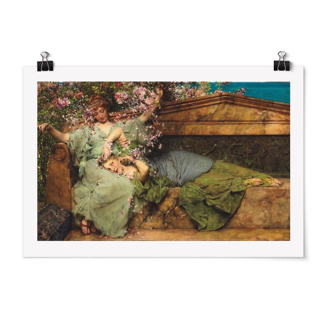 Bilder für die Wand Sir Lawrence Alma-Tadema - Im Rosengarten