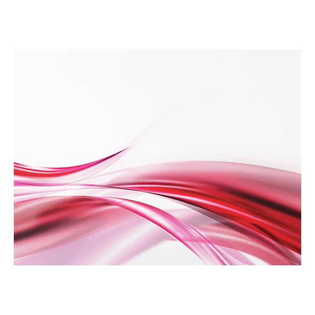 Glas Spritzschutz - Pink Dust - Querformat - 4:3