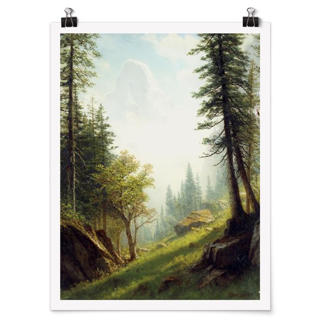 Kunstdruck Albert Bierstadt Albert Bierstadt - In den Berner Alpen
