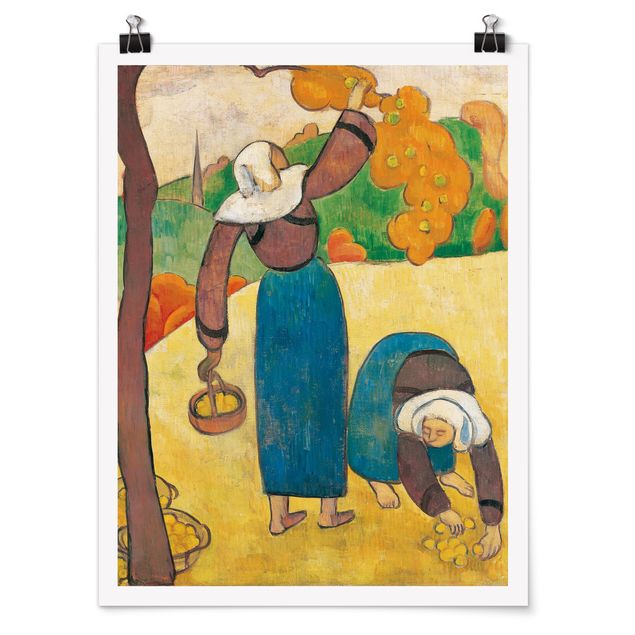 Poster - Emile Bernard - Bretonische Bäuerinnen - Hochformat 3:4